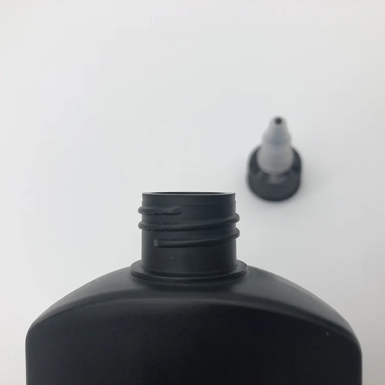 
120ml Plastic Black Empty Bicycle Lubricant Oil Bottle,Plastic Tip Nozzle Lubricant Oil Squeeze Bottle Clear White 
