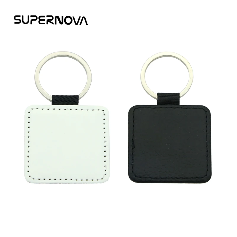 Wholesale souvenir D ring sublimation blank keyring keychain Leather car Logo key holder car keychain custom keychains