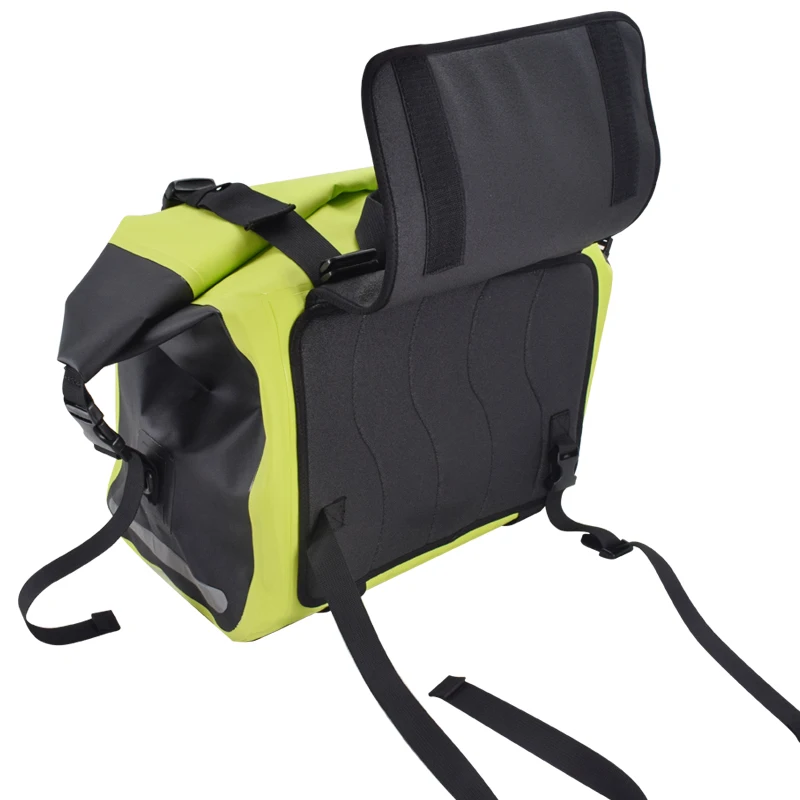 Dry Seat Storage Motorbike Saddle Bags  Sport Motorcycles Tail Bag Large PVC Waterproof Luggage Bag