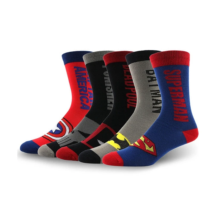 DL-I-1085 socks super heroes superhero socks hero socks