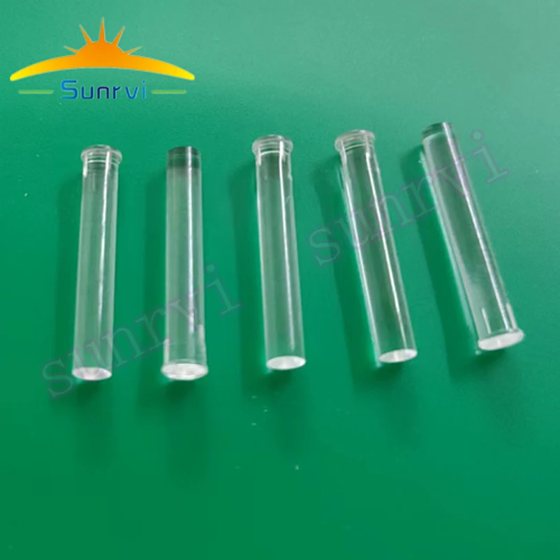 LED light pipe transparent 1.5mm  hole round head light guide Clips