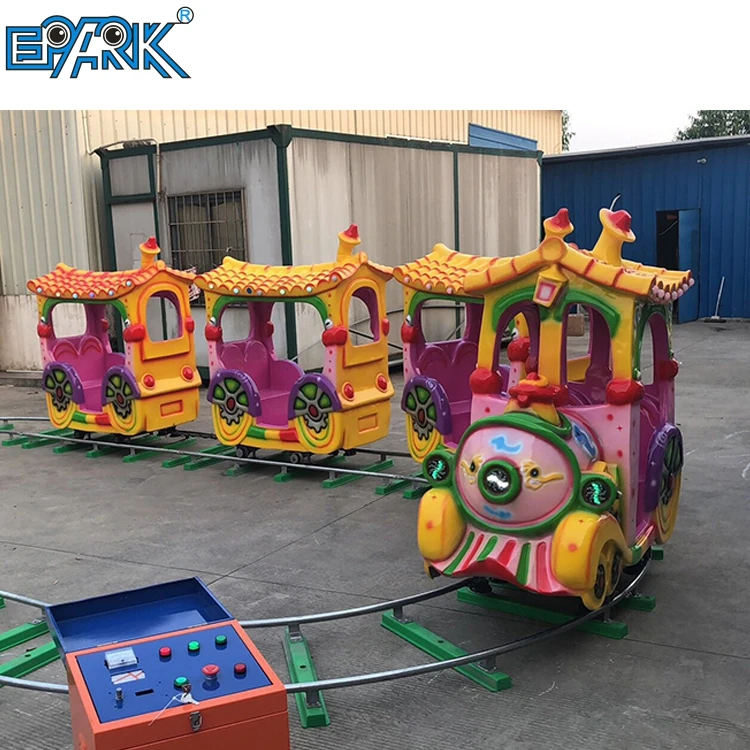 Battery Train Playground Amusement Equipment Children Electric Mini Track Trains Kids Ride On Train