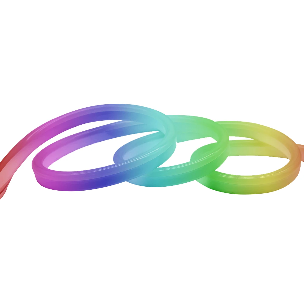 Relight 50m Per Roll AC neon Strip Light 220V PVC Neon Flex RGB Color 15x25mm With Adapter