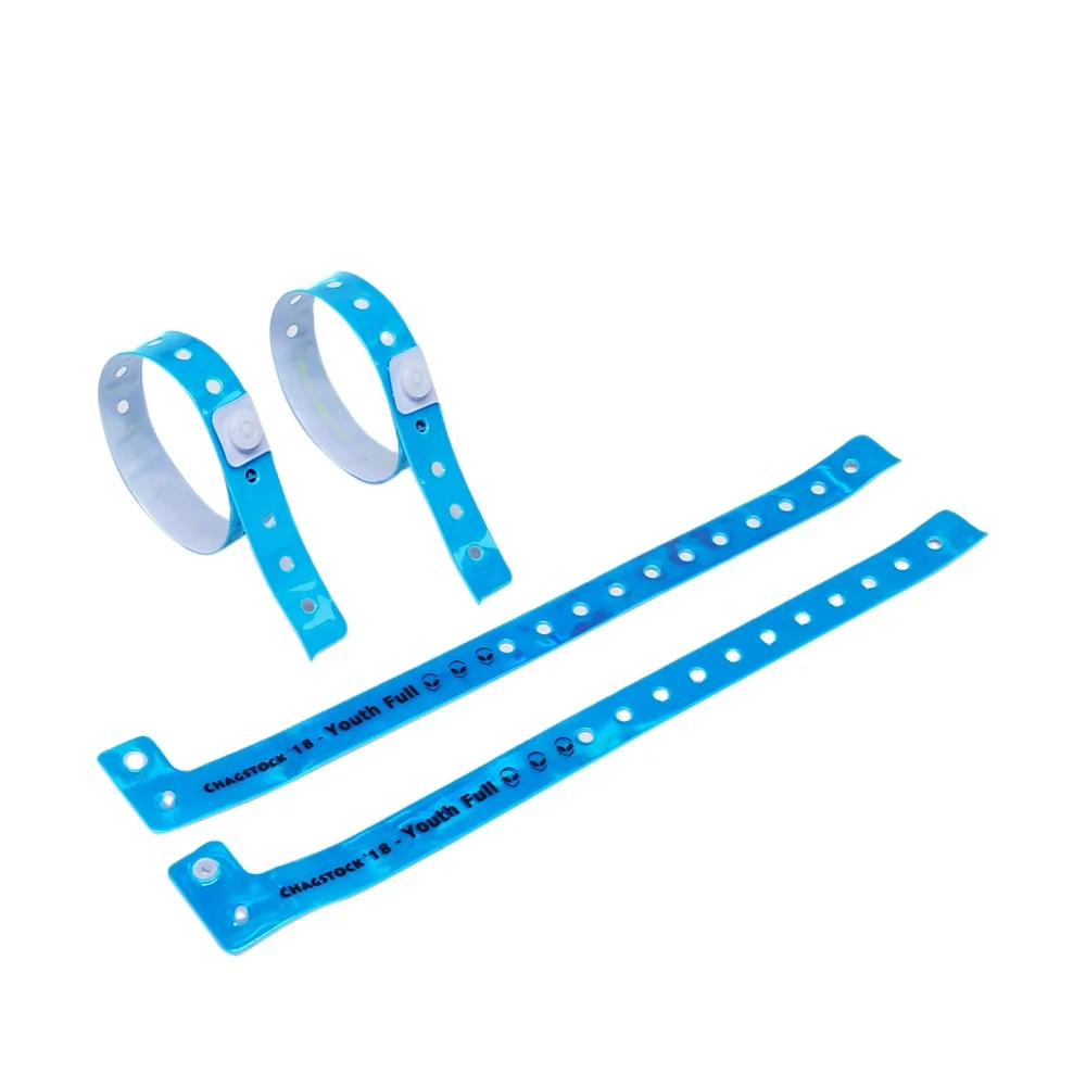 Waterproof Wristbands for Events Plastic Wristbands Paper Identification Wristbands for Parties Concert