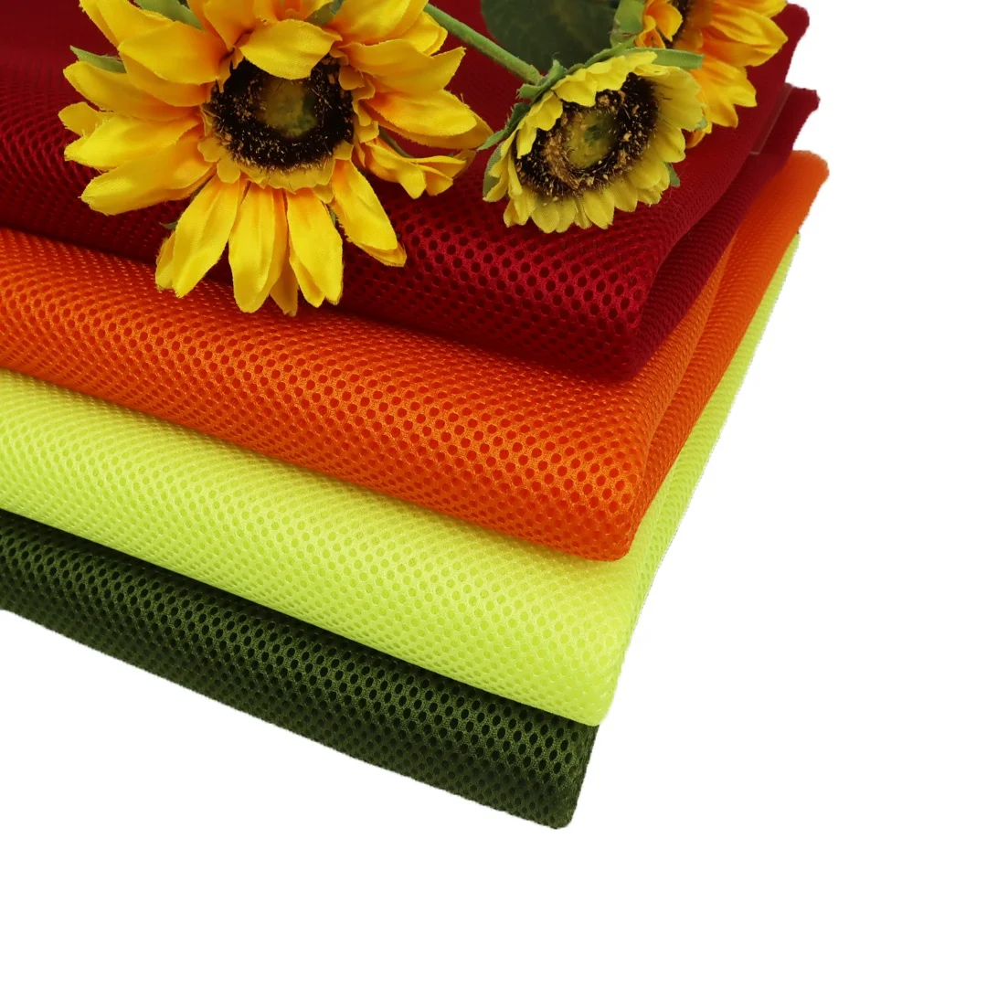 Manufacturer sells 100% polyester 3D space air net, suitable for luggage mattress, bathtub pillow and laundry bag