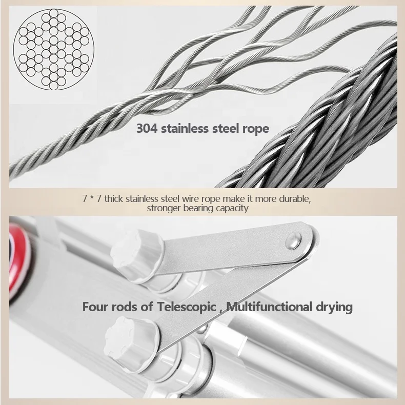 Multifunctional Remote Controlled Clothes Airer Motorized Electric Ceiling mounted  drying rack Clothes Heated Hanger