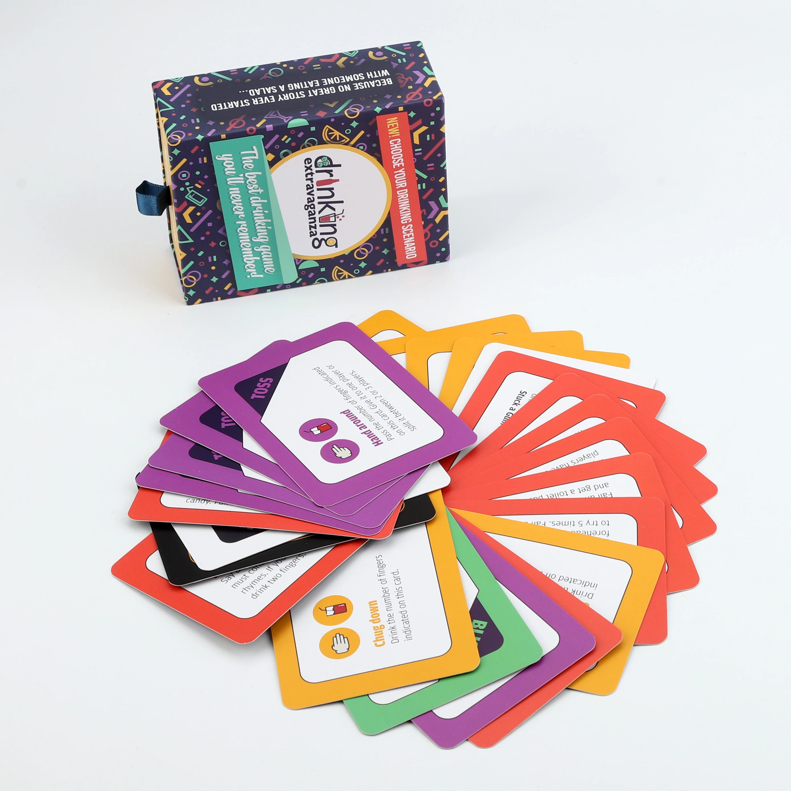 Custom logo size printing standard educational flash card