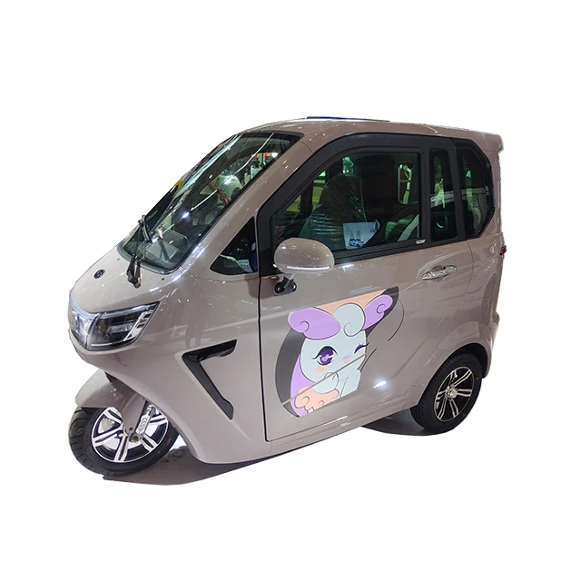 Electric Tricycle Three Wheeler Tuk Tuk Car Rickshaw for Passenger from China for Adults OEM ODM 60V Closed 3 Wheel Motorcycle