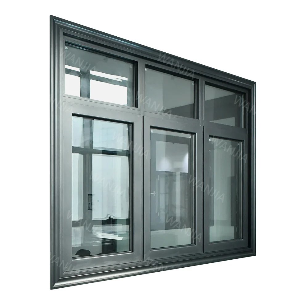 Smart home design Interior aluminum windows hurricane impact glass windows aluminum casement Windows