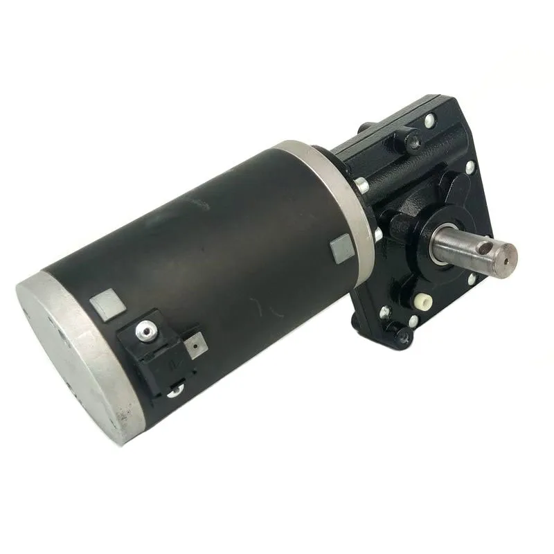 24V 350W Right Angle Gear Motors 24 Volt 12 Volt Dc Worm Gear Motor