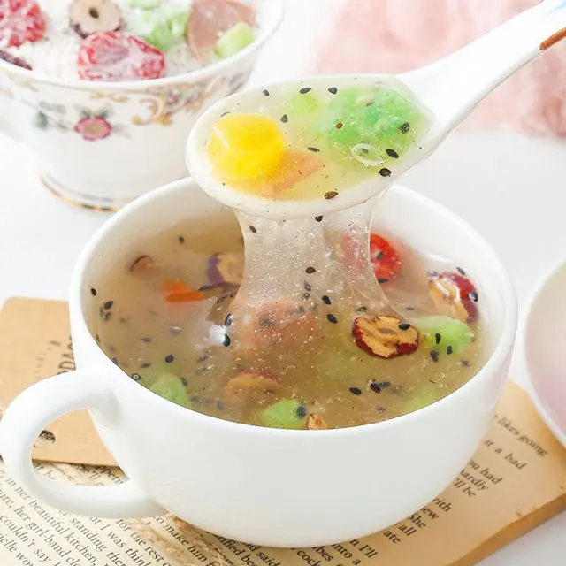 Natural health food factory wholesale supports customized nutritional breakfast Chia Seed Instant Lotus Root Powder Gift Box