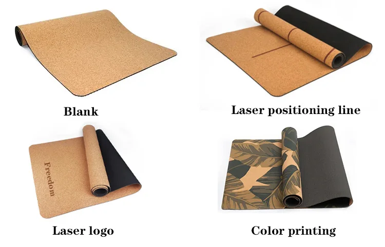 CHENGHONG Factory Price Non Slip Eco friendly custom logo Pilates Mats Best Cork Yoga Matt  Hot Yoga And Pilates Yoga Mats
