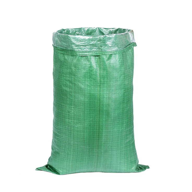 High quality transparent Rice Bag Customized logo 25kg Polypropylene PP woven bag grain bag vegetable fertilizer feed fruit