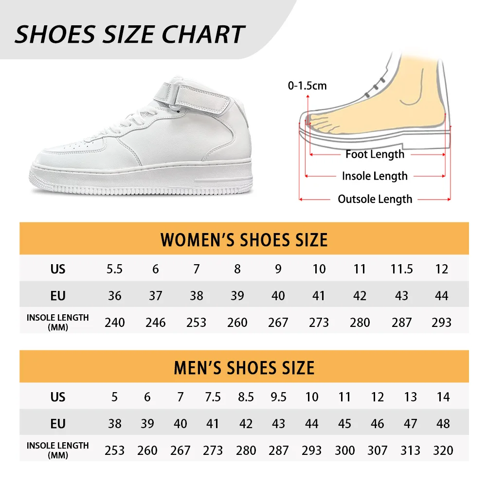 Custom Logo Skateboard Sneakers Mid High Anime Chaussures-Hommes Personalized Chunky Casual Shoes for Men Summer Breathable