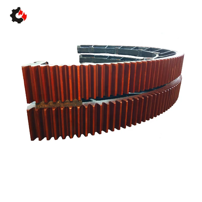 Вращающаяся сушилка для печи, шаровая мельница, смеситель цемента, вращающаяся сушилка, большая полукруглая Шестерня из литой стали