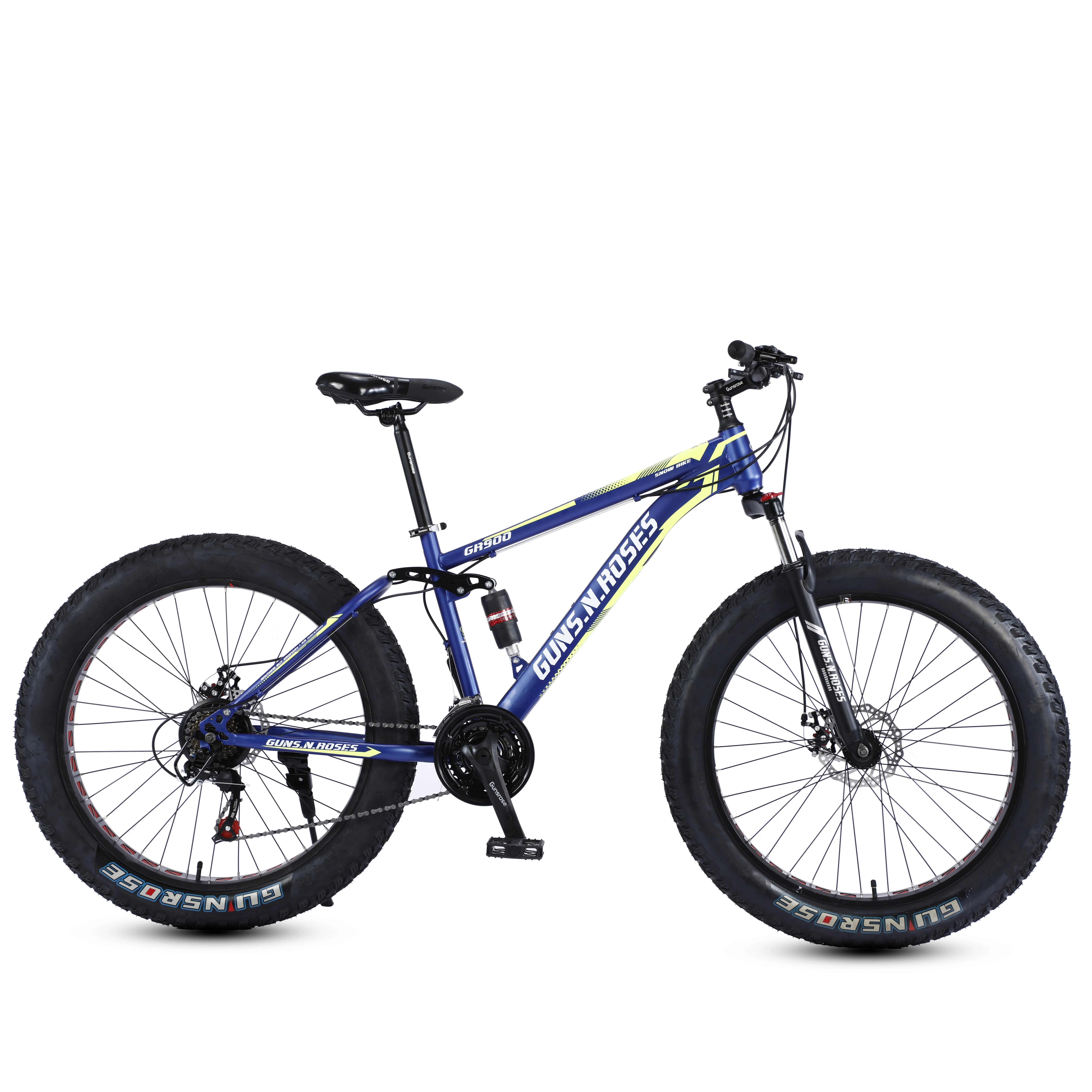 26inch 21speed mtb bicycles Full suspension fat tire bicicletas adult chopper bicycles beach cruiser bike
