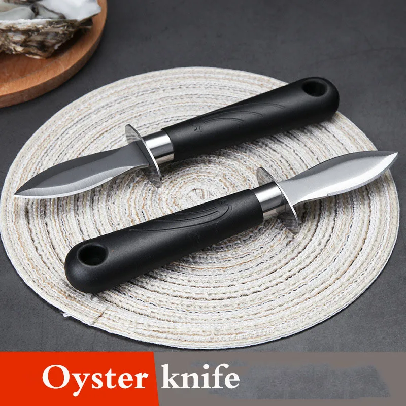 Cross-border hot sell stainless steel oyster knife wooden handle oyster knife
