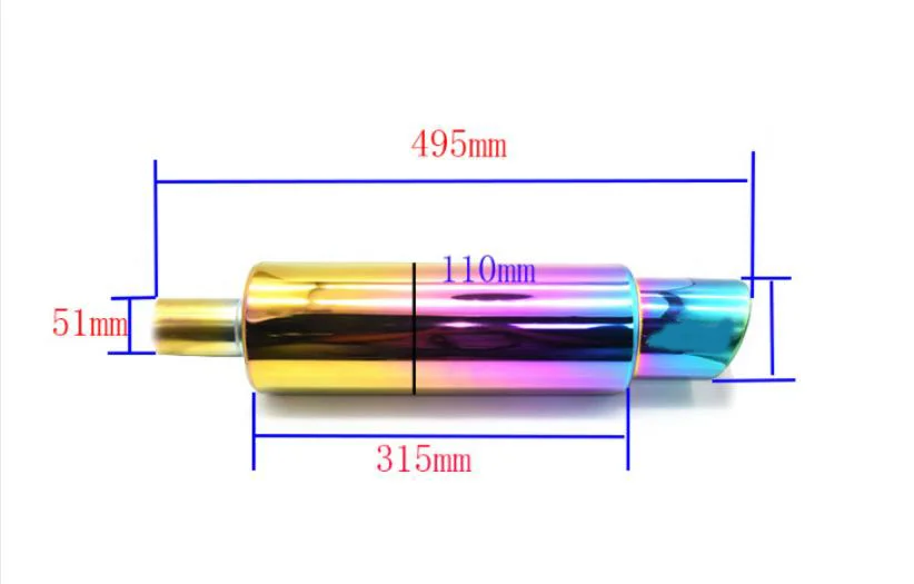 Fashion tail throat modified tail pipe GM tail throat