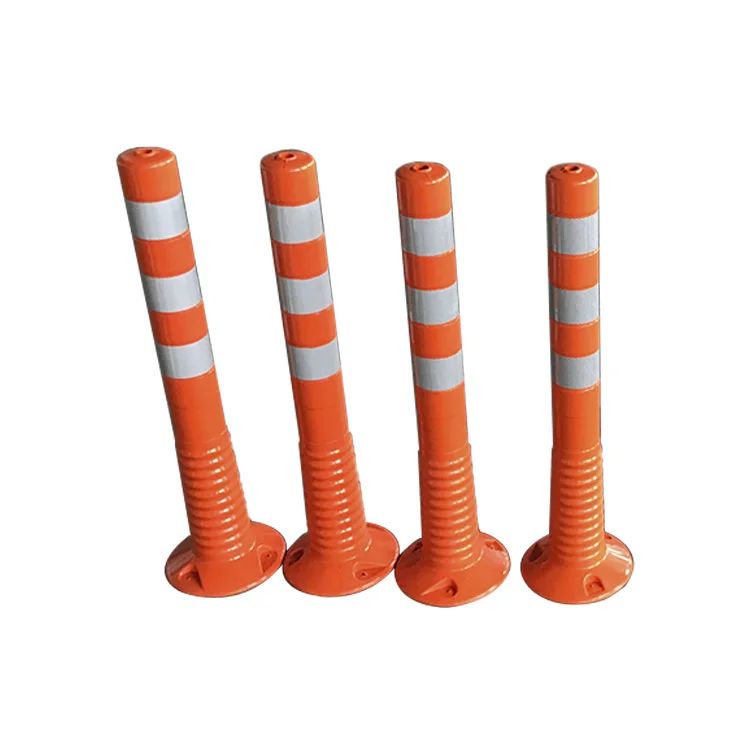 Reflective Flexible Traffic Road Guide Bollard Post Spring Posts Parking Safety Post