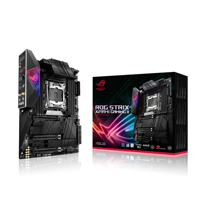 AS US ROG STRIX X299-E GAMING II   pc gaming motherboard atx support cpu intel x299 desktop mainboard