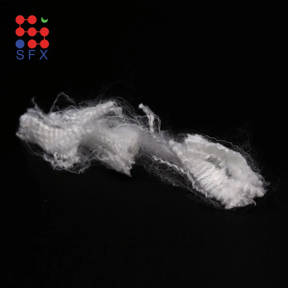 Light Resistant Siliconized Bales Bulk Dacron Premium Fill SFX Polyester Staple Fiber