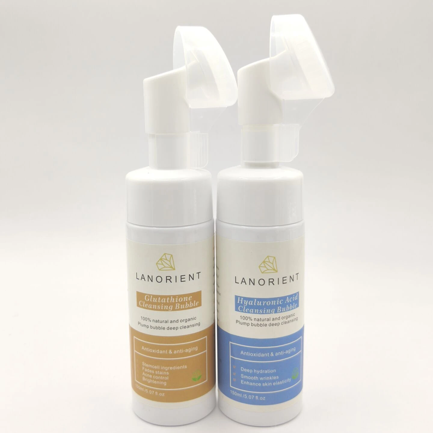 OEM Organic Gentle Makeup Remove Facial Cleanser Mousse Foam L-Glutathioce Face Wash