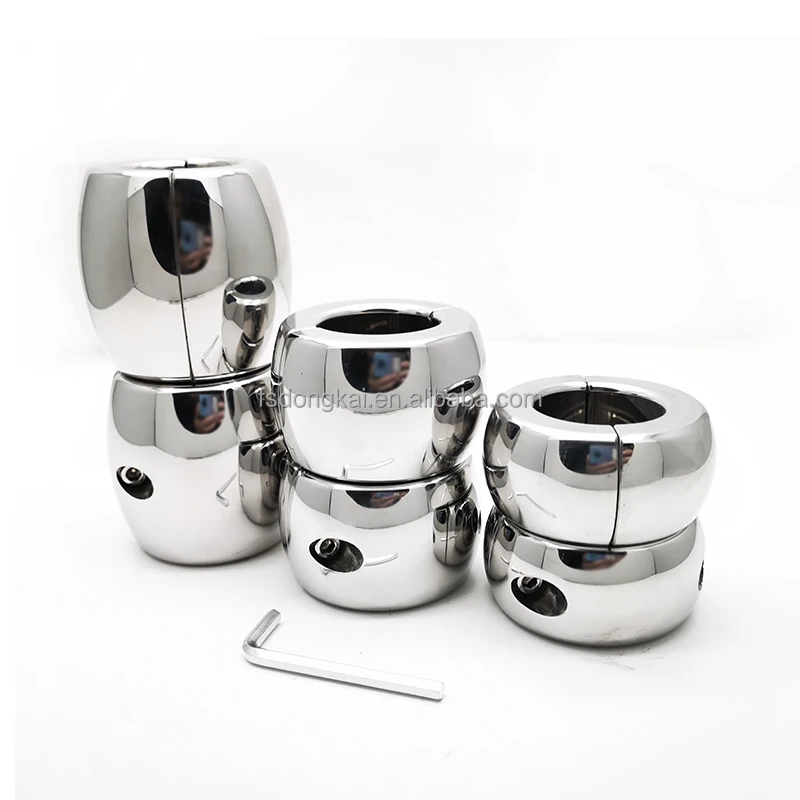 New Innovation Metal scrotum pendant restraint ring forces penis to delay ejaculation and enhance sexual interest for BDSM Game