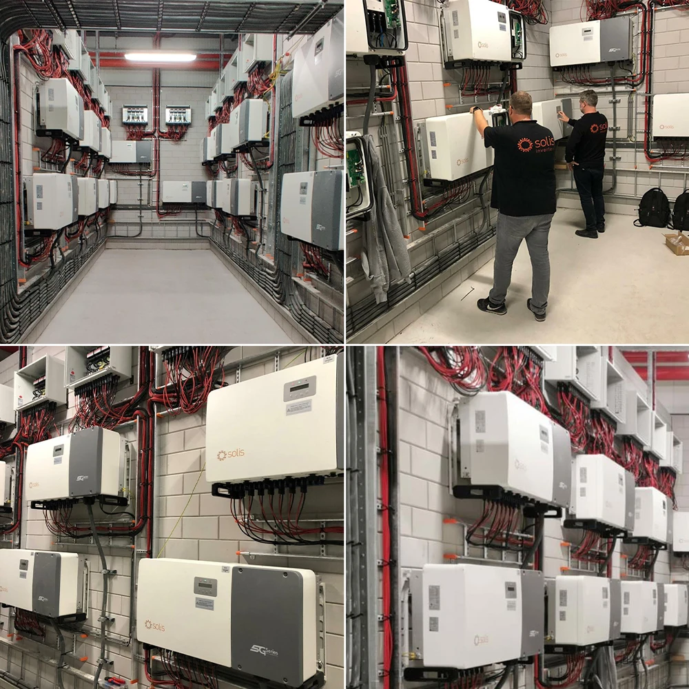Solis All In One Solar Energy System 200Kw 255Kw 300Kw 350Kw On Grid Solar Power System Complete Kit