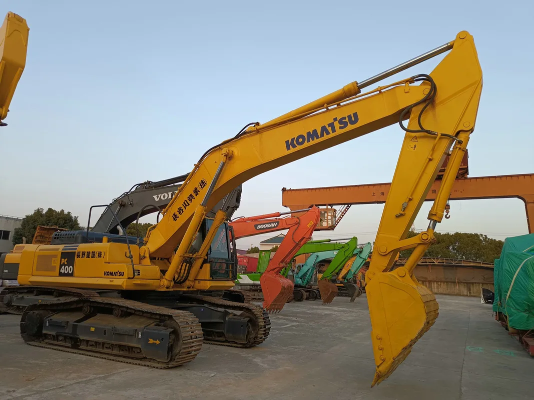 Оригинальный японский гусеничный экскаватор Komatsu 400-7 40 тонн PC400-7 б/у по всему миру