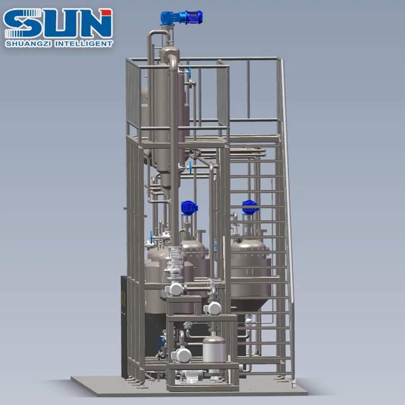 Highly Efficient Industrial Lactic Acid Distiller Short Path Molecular Distillation Equipment
