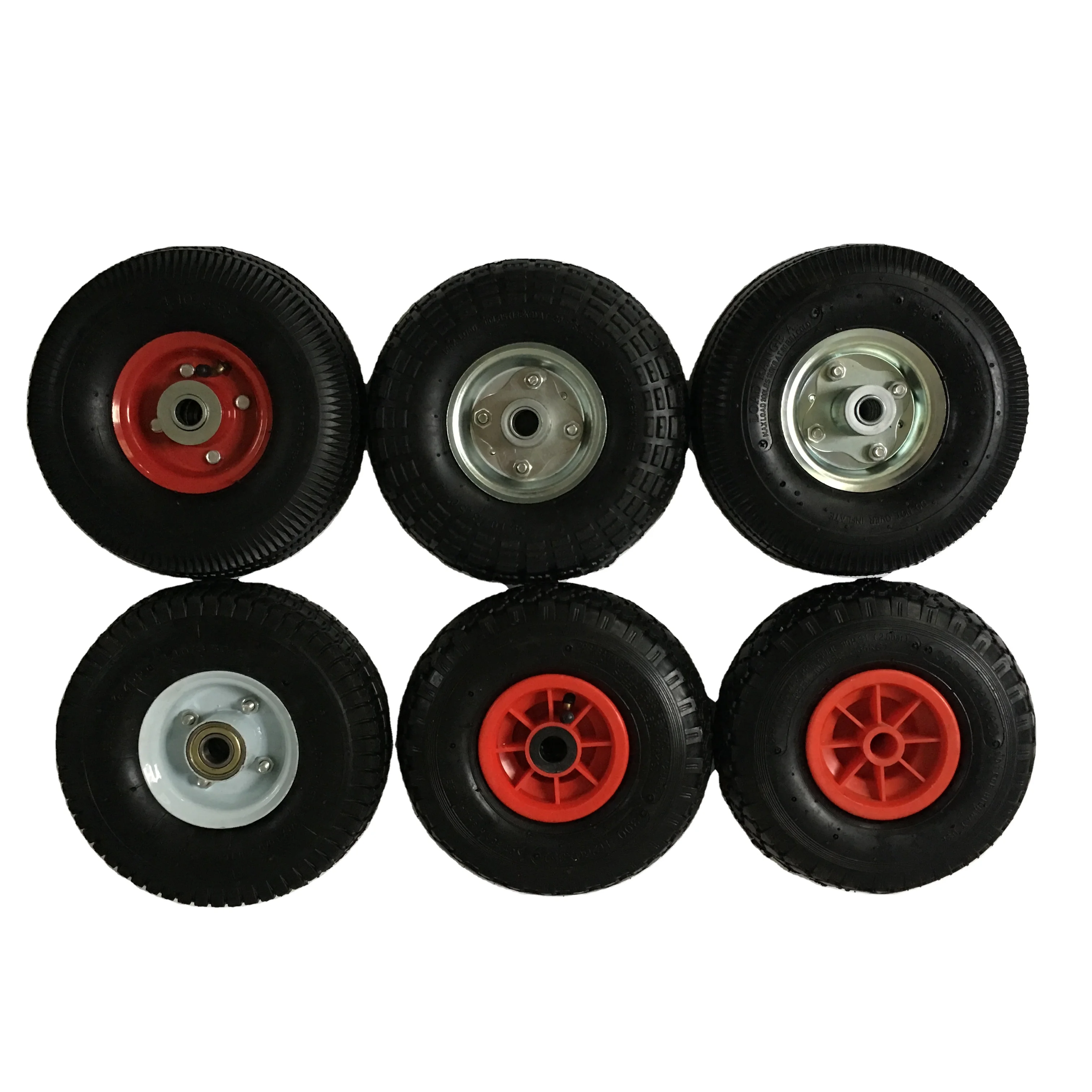10 inch 3.00-4 3.50-4 wagon wheel pneumatic rubber trolley tire for sack truck