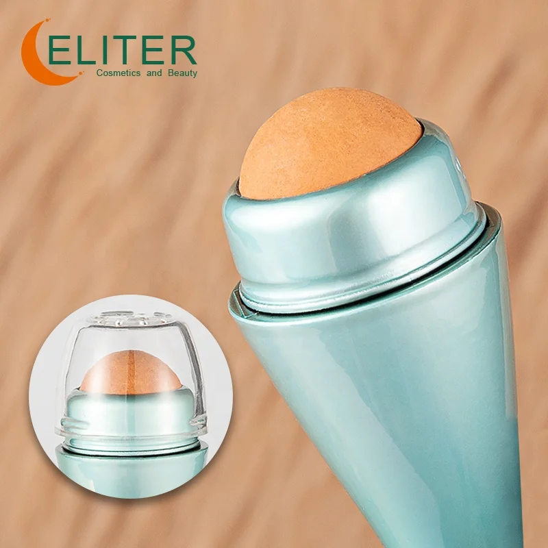 Eliter Innovative Portable Skincare Tool Facial Oil Control Stick Blemish Oil Control Volcanic Roller Oil Absorbing Roller