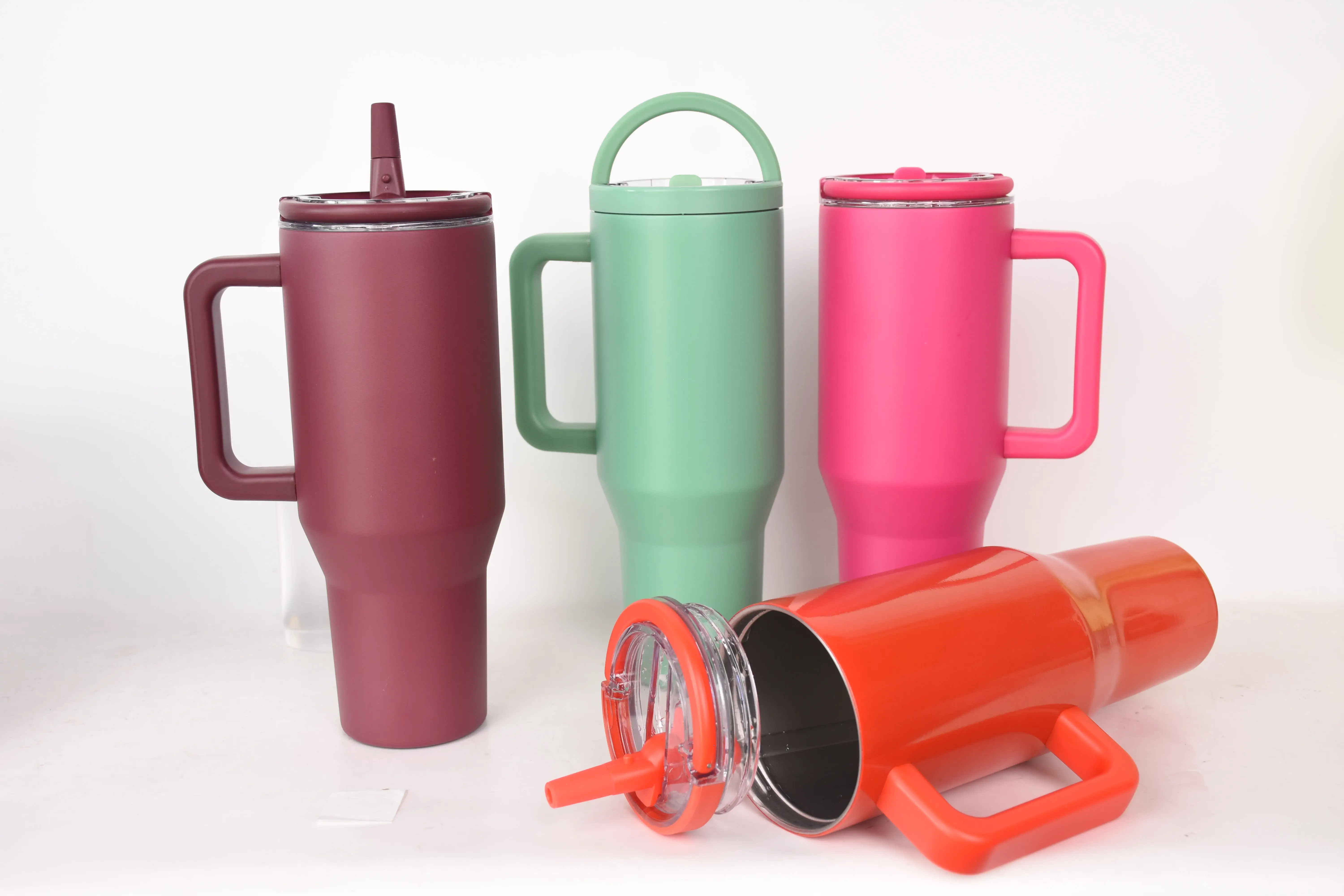 100% Leakproof Custom Logo 40OZ 30OZ Tumbler Adventure Stainless Steel 30oz Vacuum Mug Tumbler With Flip Straw Traveler