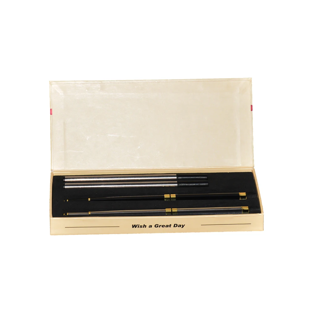 Premium Paper Rigid Cardboard Verpackung Flip Top Magnetic Catch Closure Pen Gift Set Packaging Gift Boxes with EVA Foam Insert