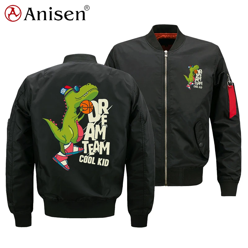 2020 Fashion Oversized Thin Black Mens waterproof wholesale Bomber Jacket