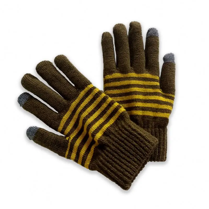 Factory Sale Various Outdoor Cheap Knit Mittens Winter Knitted Gloves For Adults