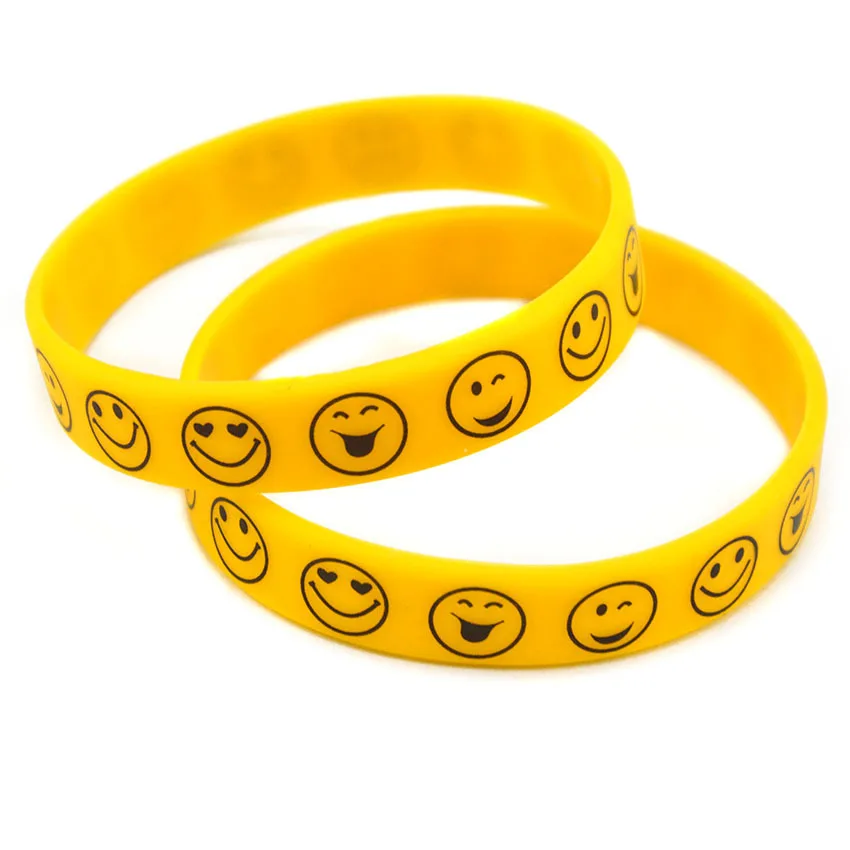 Factory festival silkscreen imprint 6mm  thin Silicone rubber bracelet Customizable Silicone Wrist Bands for Event