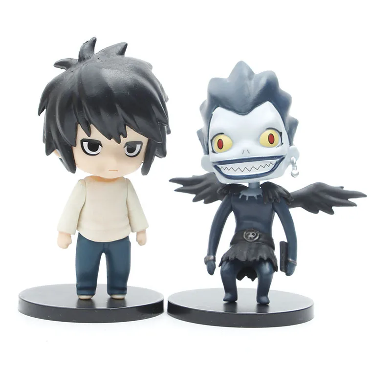 Экшн-фигурка аниме «Death Note» ПВХ мультяшная кукла для демонстрации модели автомобиля 5 шт./компл.