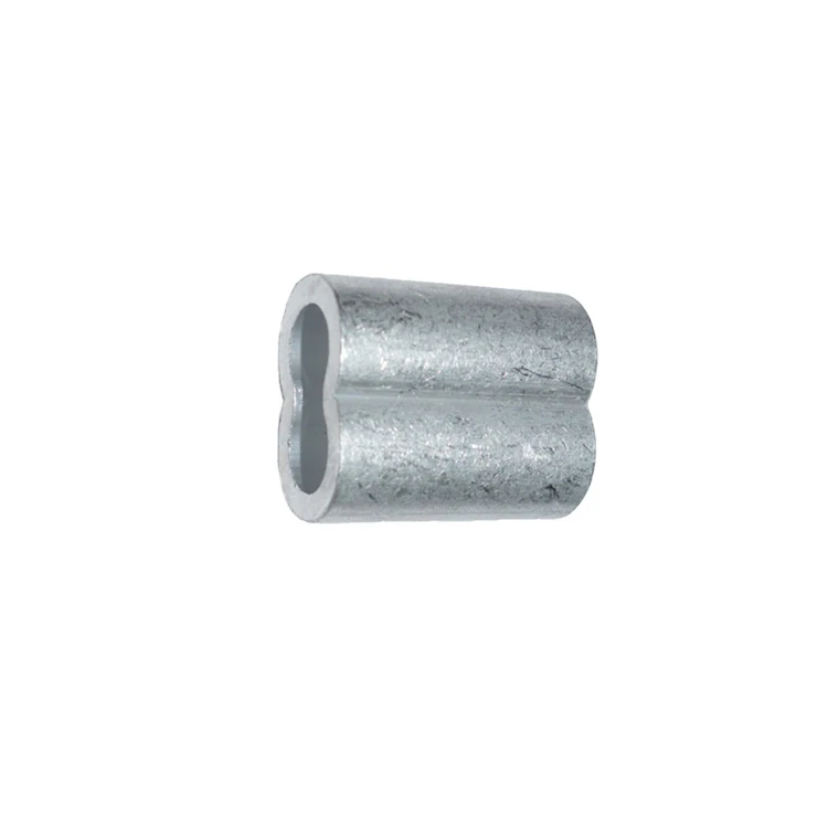 Aluminum Crimping Loop Ferrule Sleeves Double Barrel Ferrule For Wire Rope And Cable Line End Assortment Kit