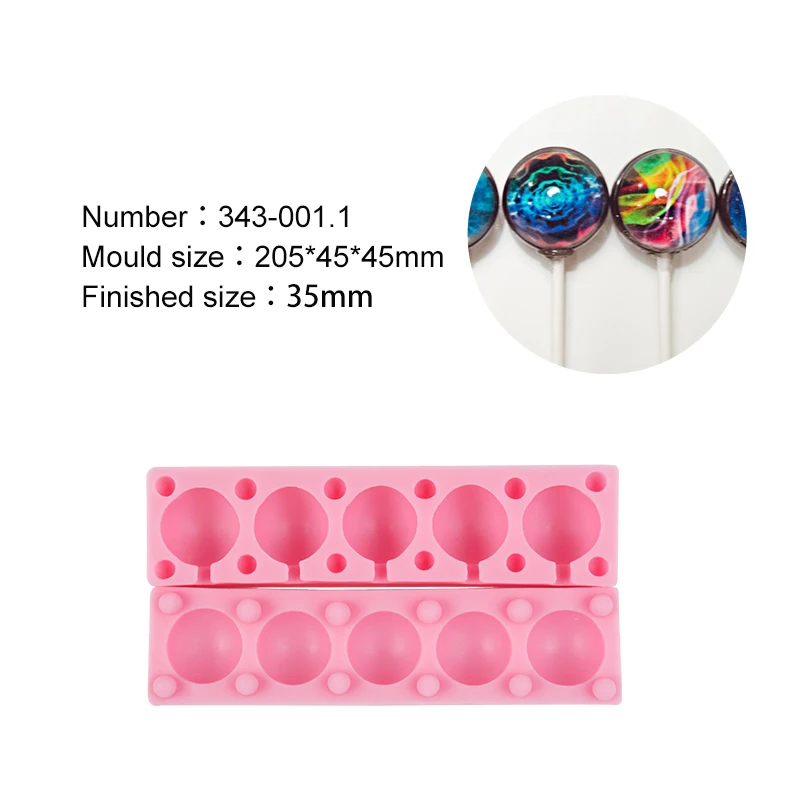
Silicone lollipop mold fondant cake decorating tools silicone mold for candy 