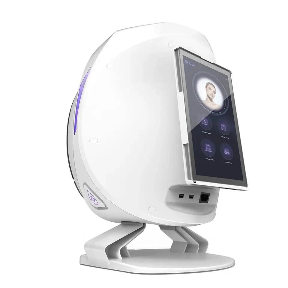 Chinese Products Wholesale Supplier ai full-face 4d skin analysis machine skin detector 3d skin analyzer machine