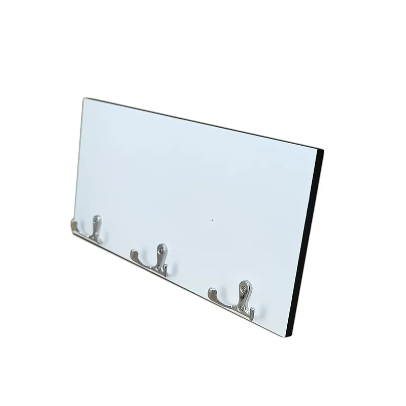 Sublimation Printable wooden hooks MDF blank coat door hanger storage hook for custom DIY heat transfer