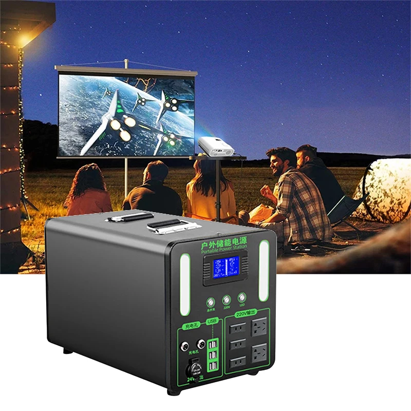 Babson UPS 600Wh Portable Power Bank AC DC 40000mAh USB Power Station Travel Laptop Car Portable Power Stations