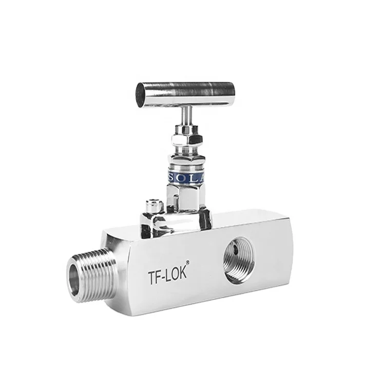 Male Thread 1/2 NPT Bar Stock Gauge Root Needle Valve Instrument Plug Head Needle Gauge Valves