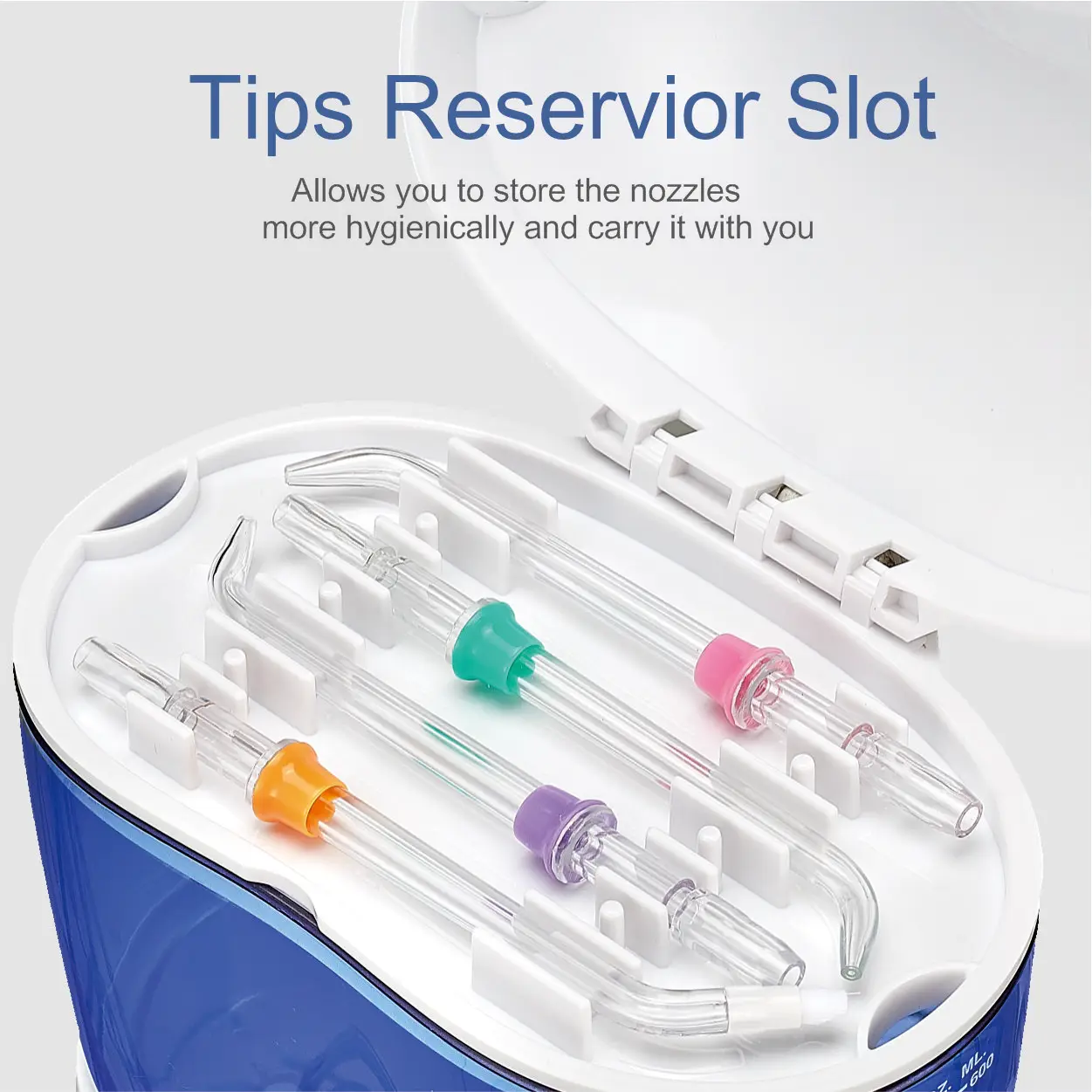 Private Label Electric Water Whitening Dental Oral Water Irrigator Flush Sonic Cleaning Waterproof Ultrasonic Teeth Cleaner