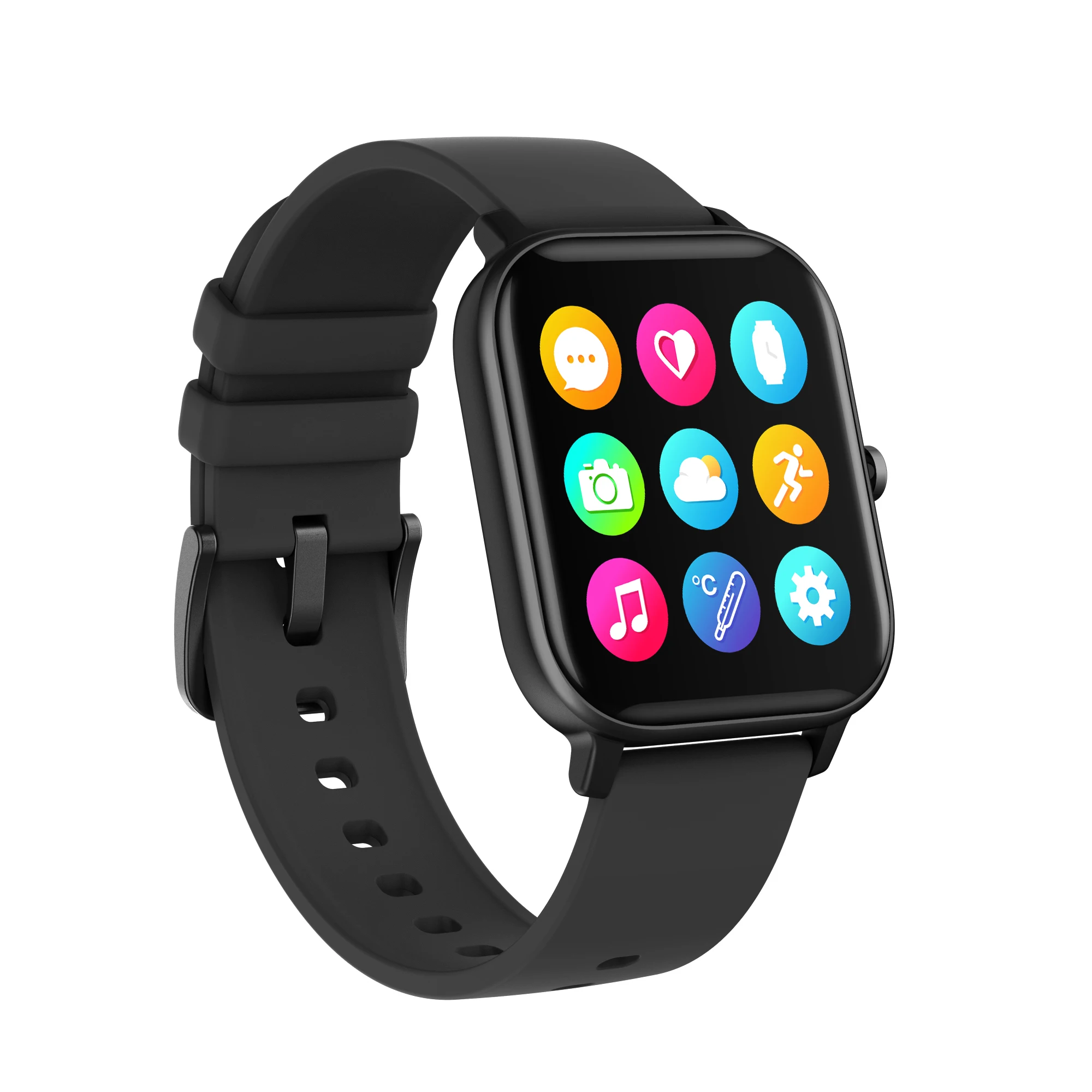 factory P8T wholesale smart watch unisex heart rate monitor with BT music china manufacturer OEM fitness