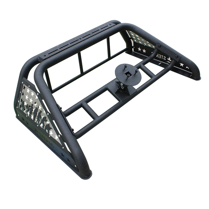 Universal Anti-Sport Bar Spare Tire Rack Rear Roll Bar for Nissan Navara D22 NP300 Frontier Toyota F150 Ford Mazda Hilux