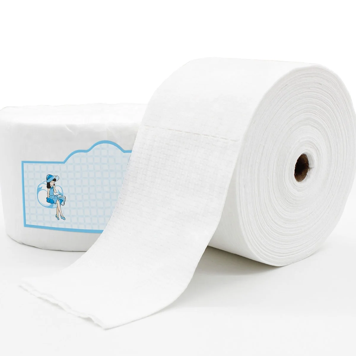 Facial Towels Disposable 100% Pure Cotton Non-woven Fabric Face Towel Roll