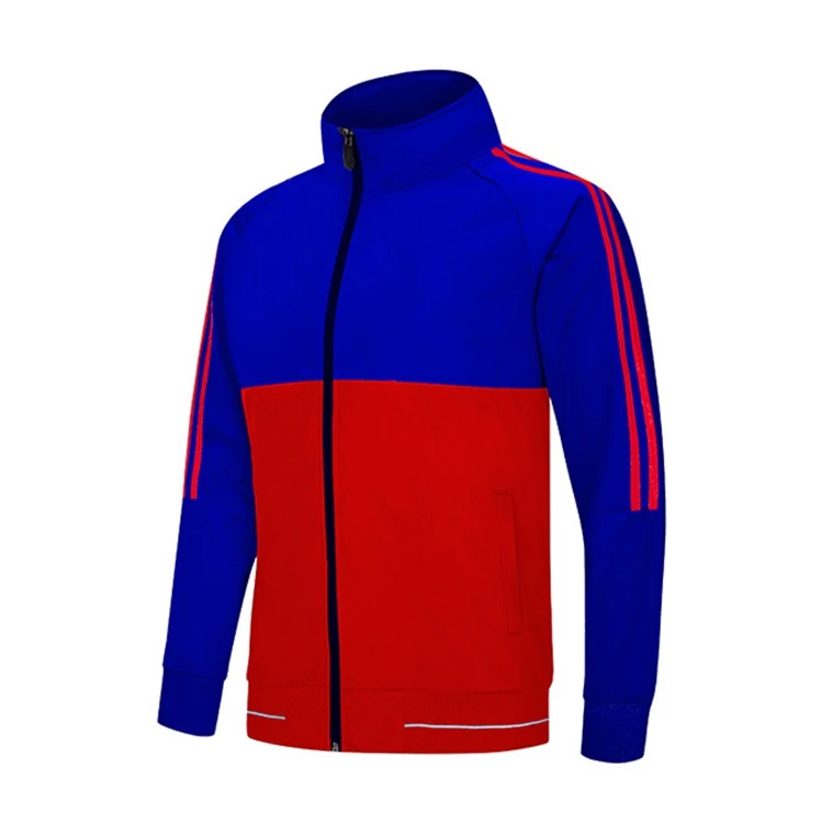 
China Factory Custom New Tracksuits For Men Slim Fit Polyester Men jacket Tracksuit 