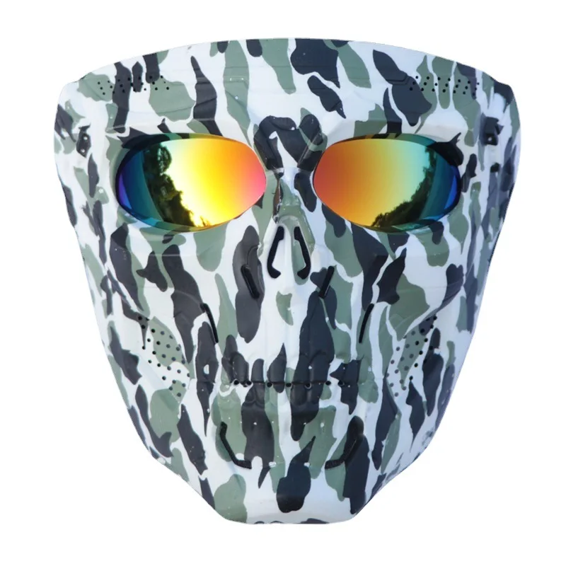 Yakeda Skull Mask Outdoor Training Casco Tactico Protection Breathable Mesh CS War Game Helmet Fast Tactical Mask